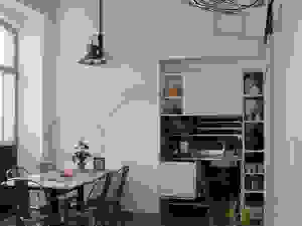 ABC Design d'Espace Industrial style dining room