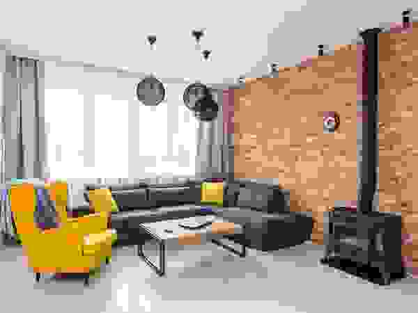 AIN projektowanie wnętrz Scandinavian style living room