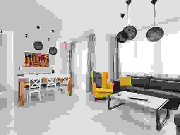 AIN projektowanie wnętrz Scandinavian style living room