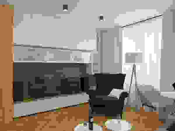 AIN projektowanie wnętrz Scandinavian style living room