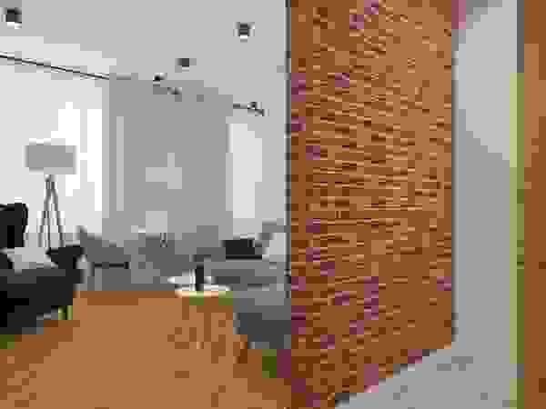 AIN projektowanie wnętrz Scandinavian style living room