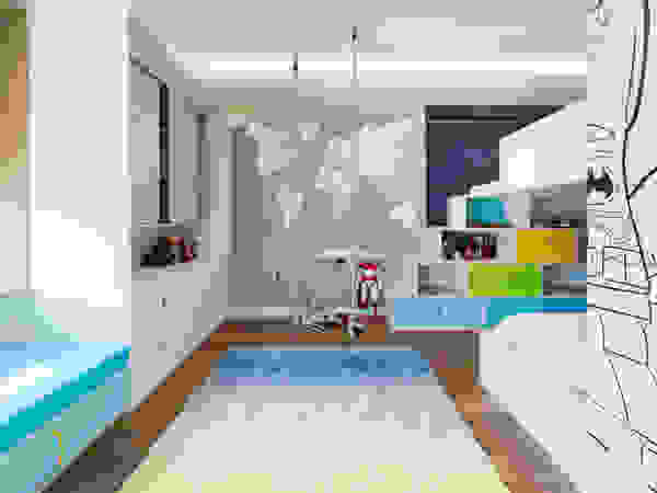 formativ. indywidualne projekty wnętrz Baby room Blue