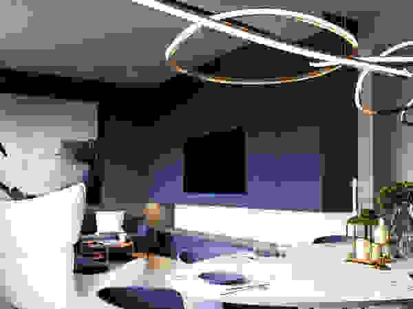 Ale design Grzegorz Grzywacz Living room Blue