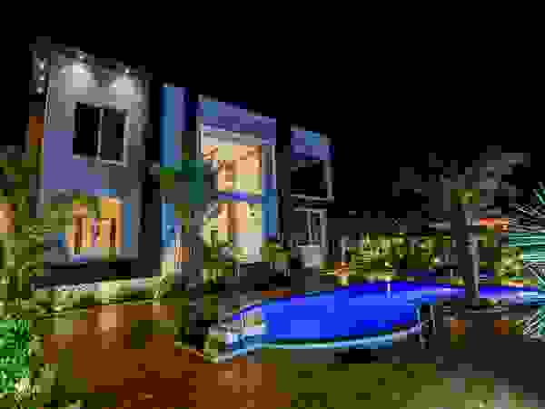 Swimming Pool (Night View) ZEAL Arch Designs Swimming pond