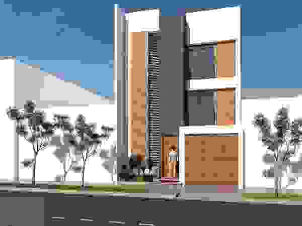 Kiuva arquitectura y diseño Jardins de inverno modernos Madeira Efeito de madeira