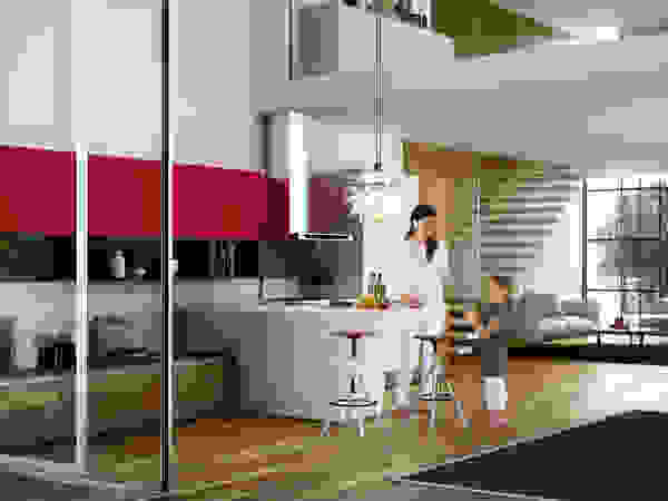 Isoko Proyecto Built-in kitchens Wood-Plastic Composite Multicolored