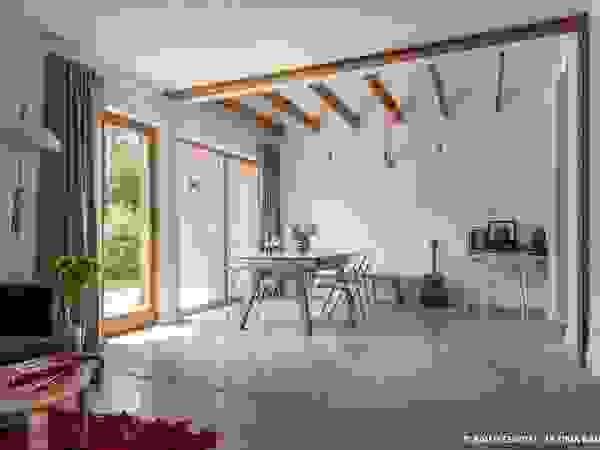 Bautech Sp. Z O.O. Modern living room Concrete Grey