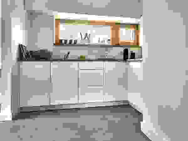 Bautech Sp. Z O.O. Modern kitchen Concrete Grey