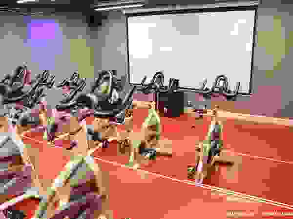 Bautech Sp. Z O.O. Modern gym Concrete Red