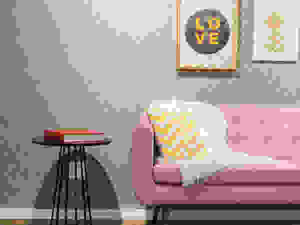 Studio Ideação Ruang Komersial Modern Kayu Pink