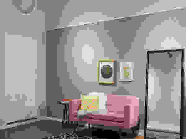 Studio Ideação Ruang Komersial Modern Komposit Kayu-Plastik Purple/Violet