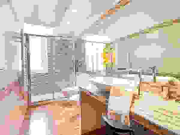 CASA VACANZA APPIO a2 Studio Borgia - Romagnolo architetti Bagno moderno