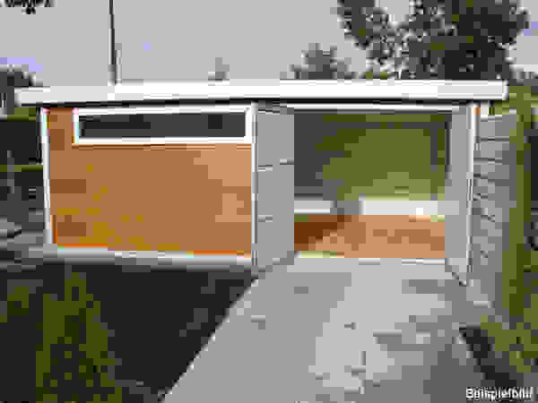 Trapezblech Gonschior oHG Garden Shed Metal Wood effect