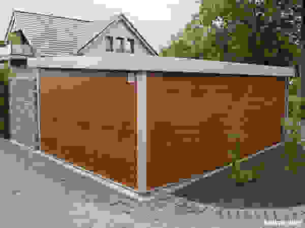 Trapezblech Gonschior oHG Garden Shed Metal Wood effect