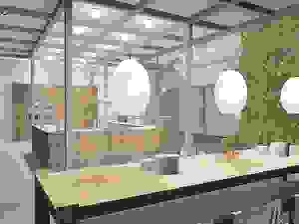 MODULO Pracownia architektury wnętrz Eclectic style dining room