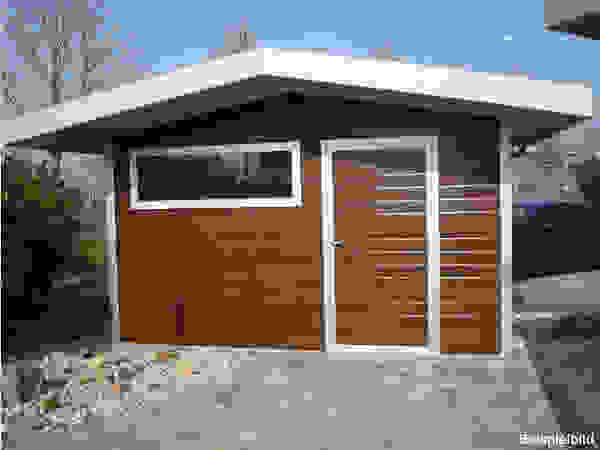 Trapezblech Gonschior oHG Garden Shed Metal Wood effect