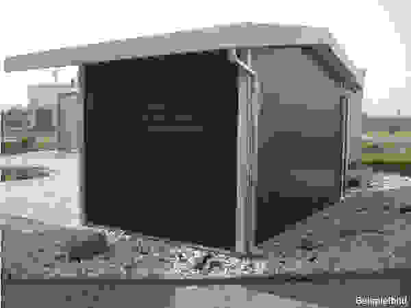 Trapezblech Gonschior oHG Garden Shed Metal Wood effect