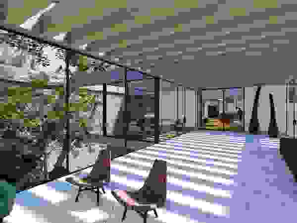Arquitecto Rafael Viana Balbi - CDMX + Rio de Janeiro Modern corridor, hallway & stairs Glass Transparent