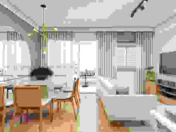 Studio M Arquitetura Modern dining room