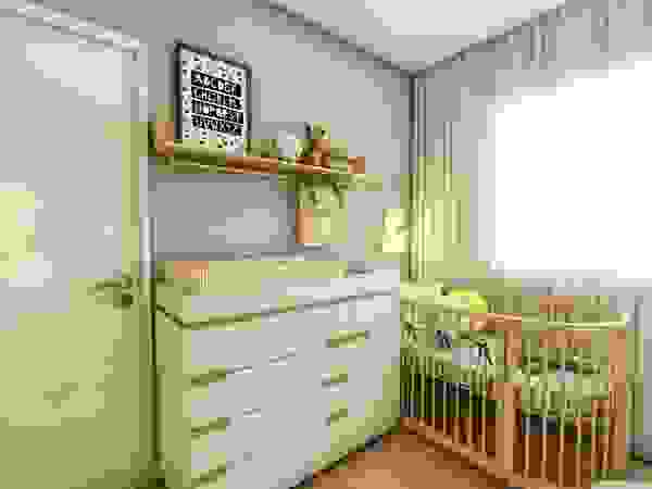 Studio M Arquitetura Modern nursery/kids room