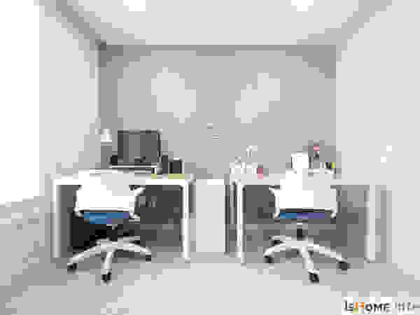 이즈홈 Modern study/office Grey