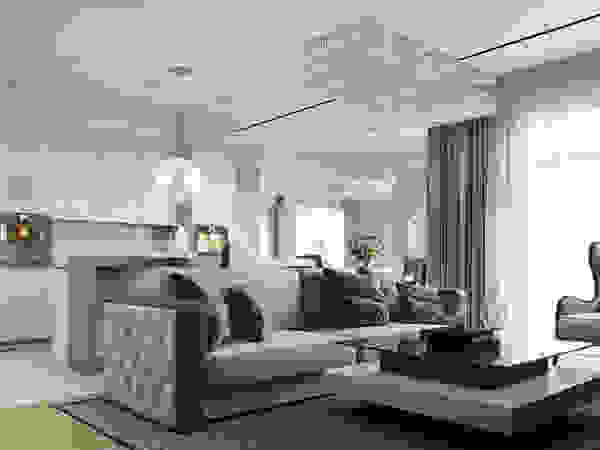 EJ Studio Modern Living Room