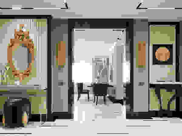 EJ Studio Modern Corridor, Hallway and Staircase