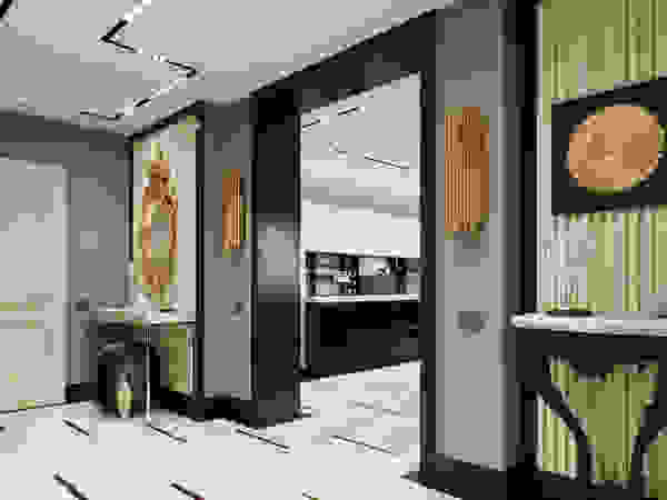 EJ Studio Modern Corridor, Hallway and Staircase