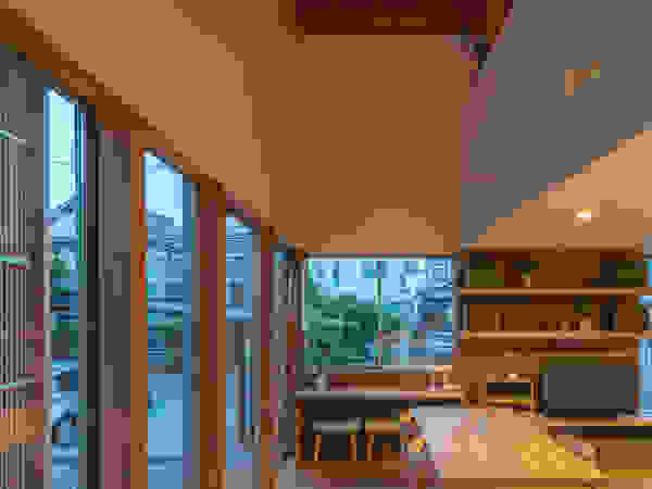 水石浩太建築設計室/ MIZUISHI Architect Atelier Modern Dining Room