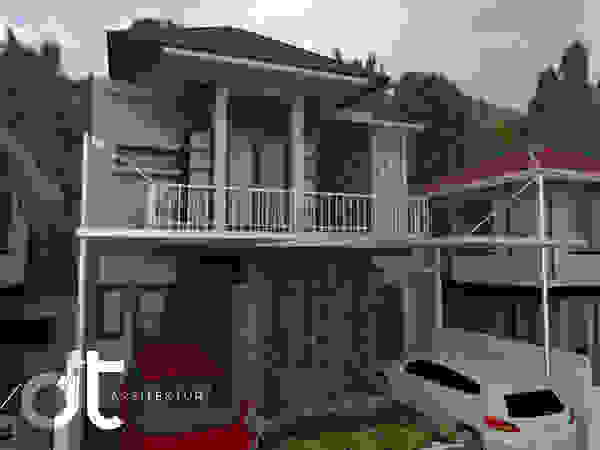 Rumah Desain Tropis Modern houses