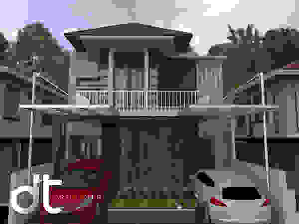 Rumah Desain Tropis Modern houses