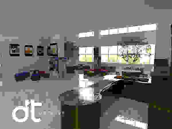 Rumah Desain Tropis Modern living room
