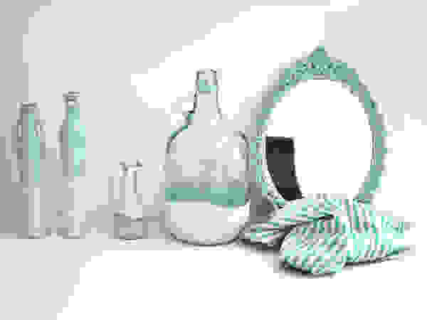 Revì Art - Upcycling Furniture Design Office spaces & stores Kaca Turquoise