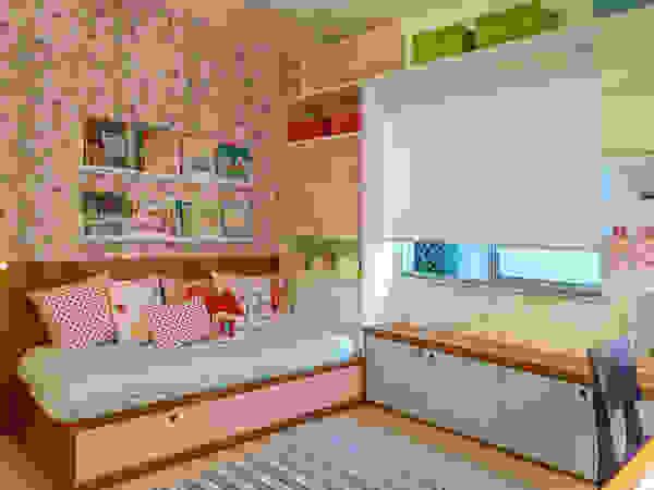 Raquel Junqueira Arquitetura Girls Bedroom Wood Pink