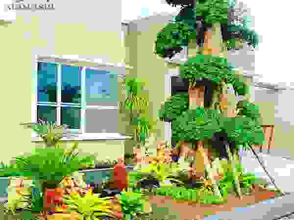 Alam Asri Landscape Front yard Wood Green