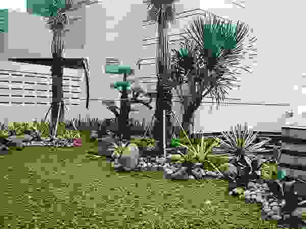 Alam Asri Landscape Front yard Wood Green