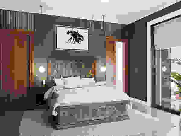 FISHEYE Architecture & Design Eclectic style bedroom
