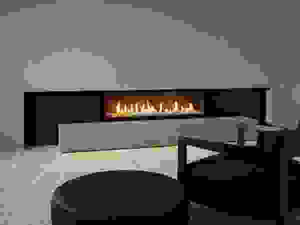 Grupo Cinco Chimeneas Living roomFireplaces & accessories Metal Black