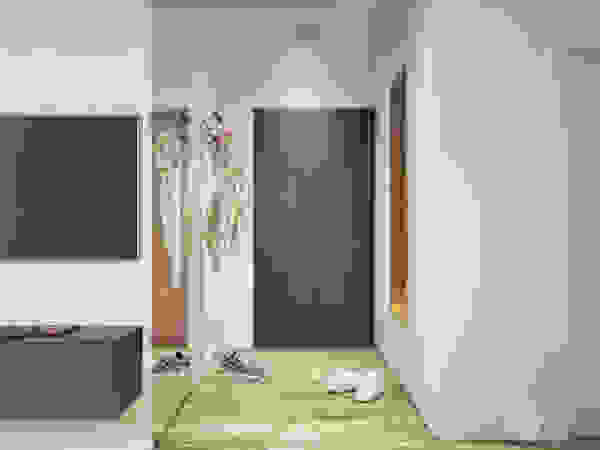 hexaform Minimalist corridor, hallway & stairs
