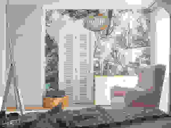 hexaform Scandinavian style bedroom