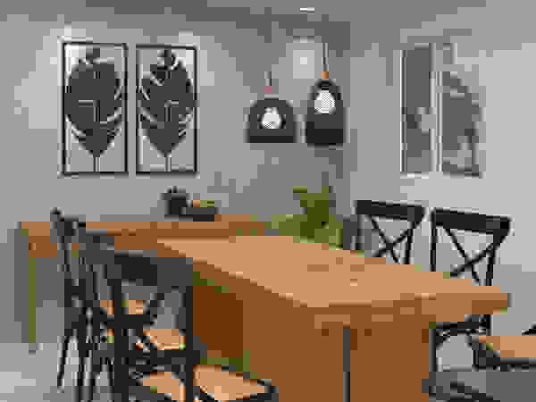 Studio MP Interiores Small kitchens Wood Wood effect