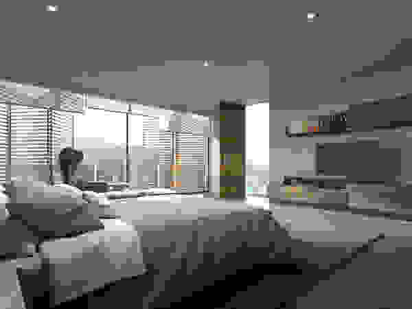 HAC Arquitectura Modern style bedroom