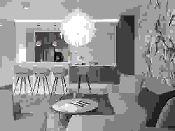 M2 Architektura Modern Living Room