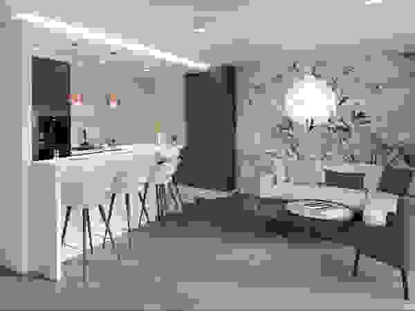 M2 Architektura Modern Living Room