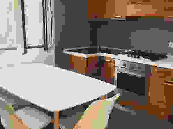 DUOLAB Progettazione e sviluppo Built-in kitchens Solid Wood Grey