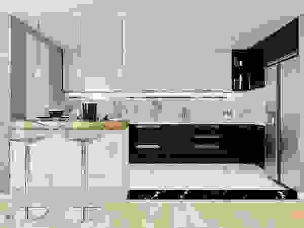 nội thất căn hộ hiện đại CEEB Cucina moderna