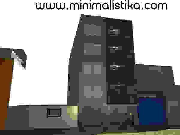Minimalistika.com Minimalist houses Metal Grey