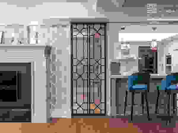百玥空間設計 Living room Glass Black