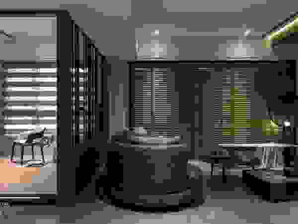 百玥空間設計 Modern Living Room Solid Wood Wood effect