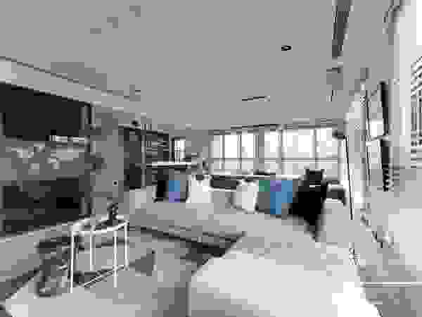 百玥空間設計 Living room Plywood White